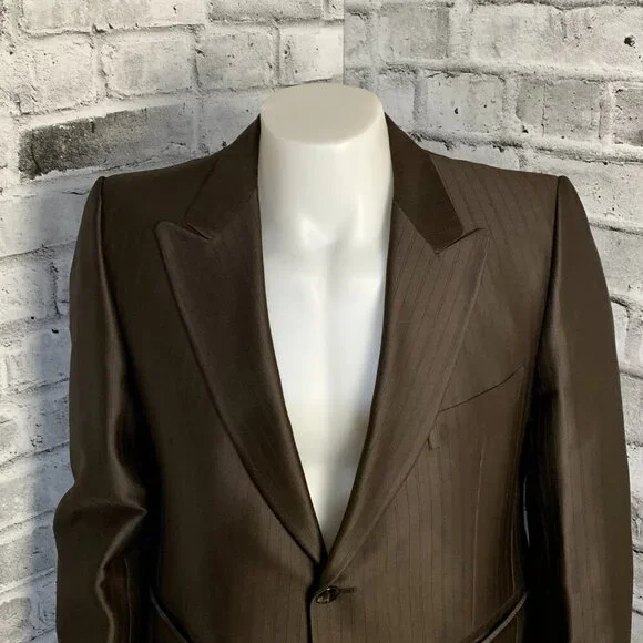 Vintage 70s Stan's of Las Vegas Union Made Chocolate Brown Blazer